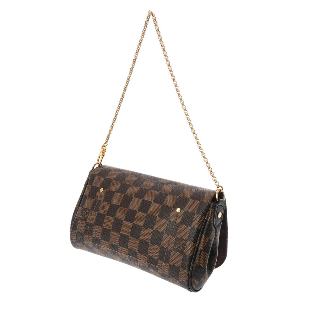 Louis Vuitton Damier Bag Favorite Brown Shoulder Canvas Brown